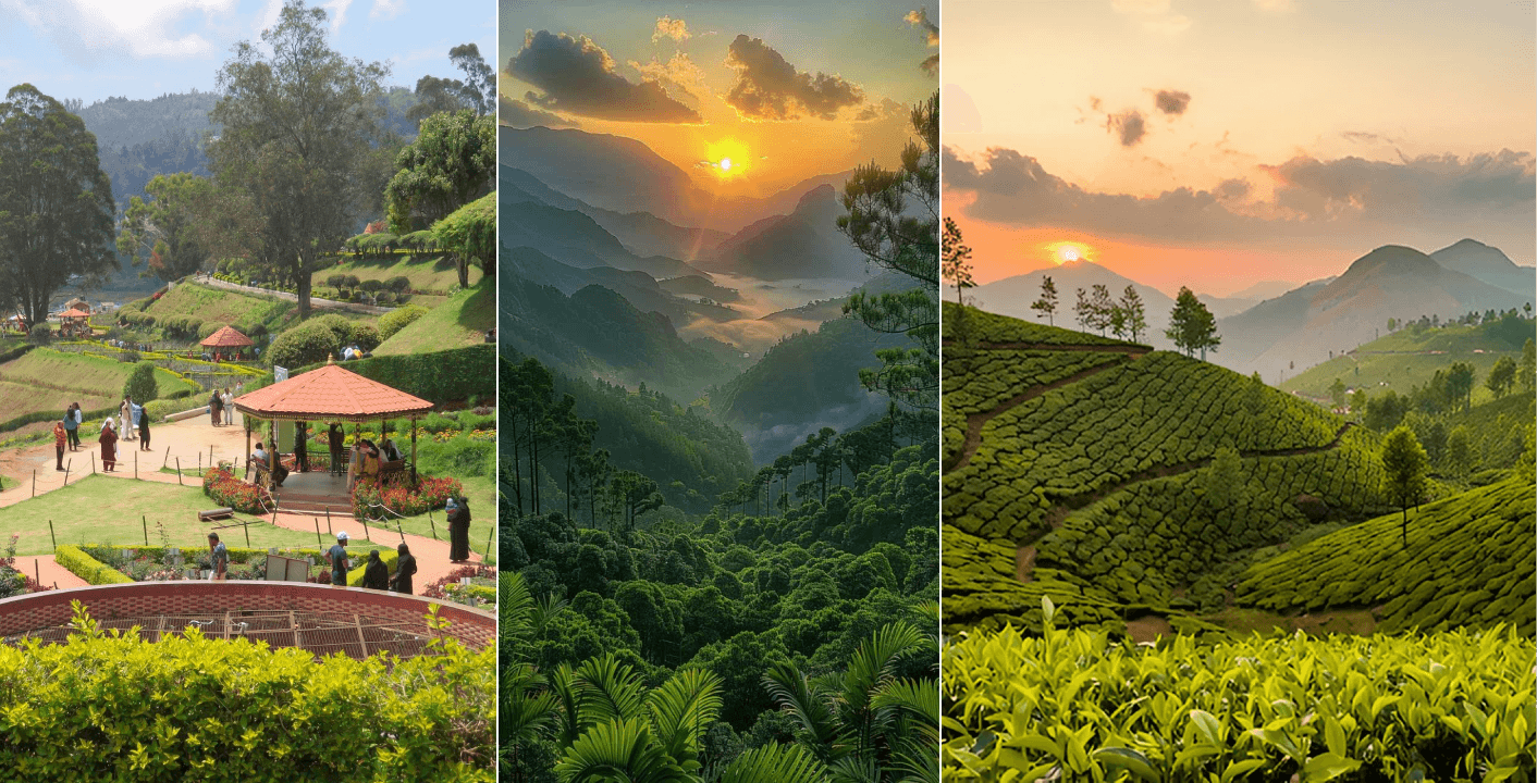 Ooty Kodaikanal Munnar Honeymoon Package: Your Perfect Honeymoon Retreat